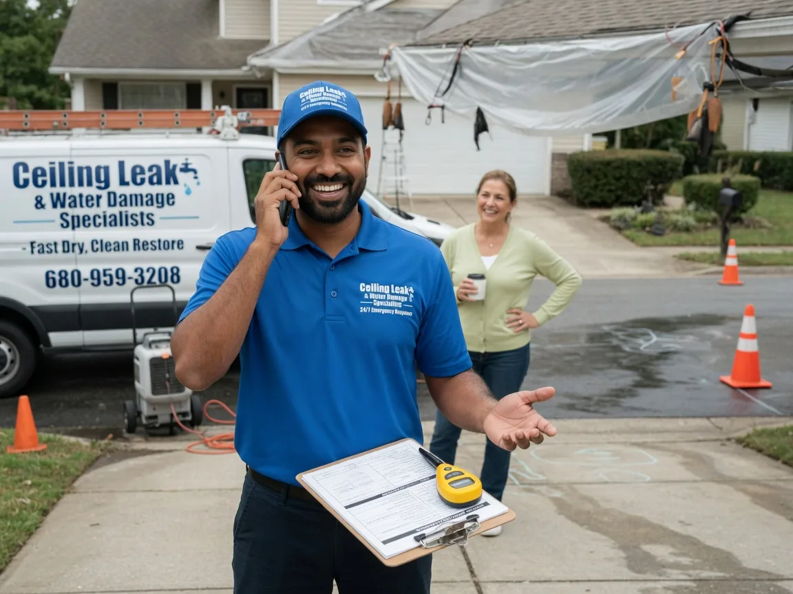 Ceiling Leak Cleanup Wyocena, WI FAQs